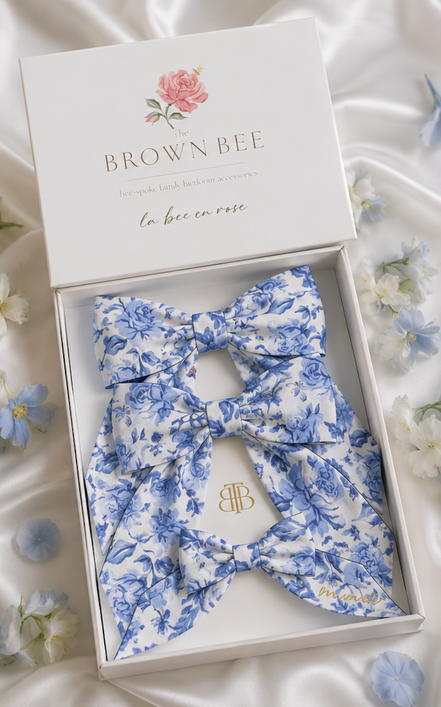 Generations | Mama + Mini + Mimi Bow Set | La Bee en Bleu