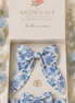 Heritage | Mama + Mini Bowtie Set | La Bee en Bleu