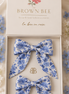 Heritage | Mama + Mini Bow Set | La Bee en Bleu