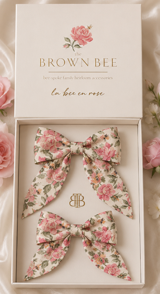 Heritage | Mama + Mini Bow Set | La Bee en Rose
