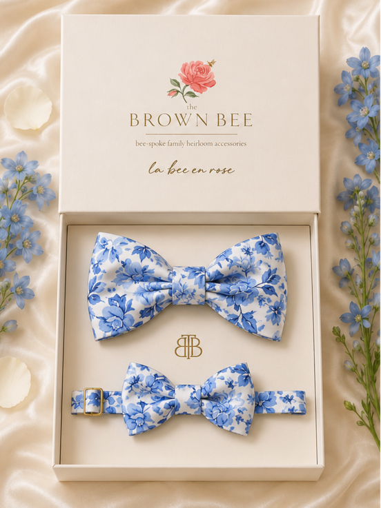 Heritage | Mister + Mini Bowtie Set | La Bee en Bleu