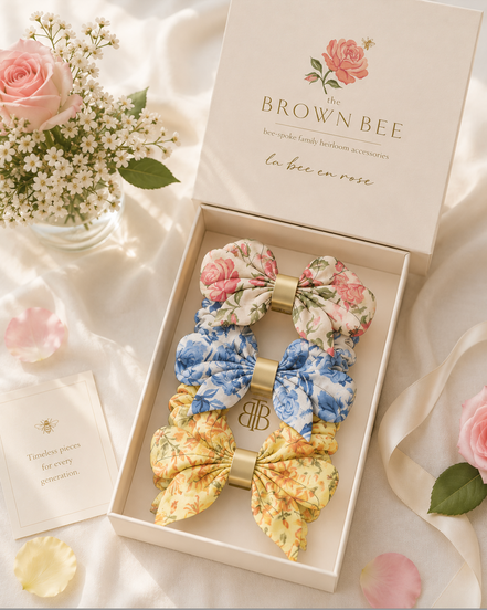 Signature | Scrunchies Set | The Brown Bee