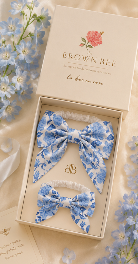 Heritage | Scarf Headband Set | La Bee en Bleu