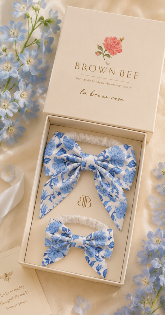Heritage | Scarf Headband Set | La Bee en Bleu
